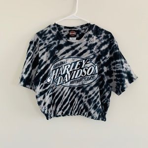 ONE OF A KIND REWORKED Tie Dye Harley Tee